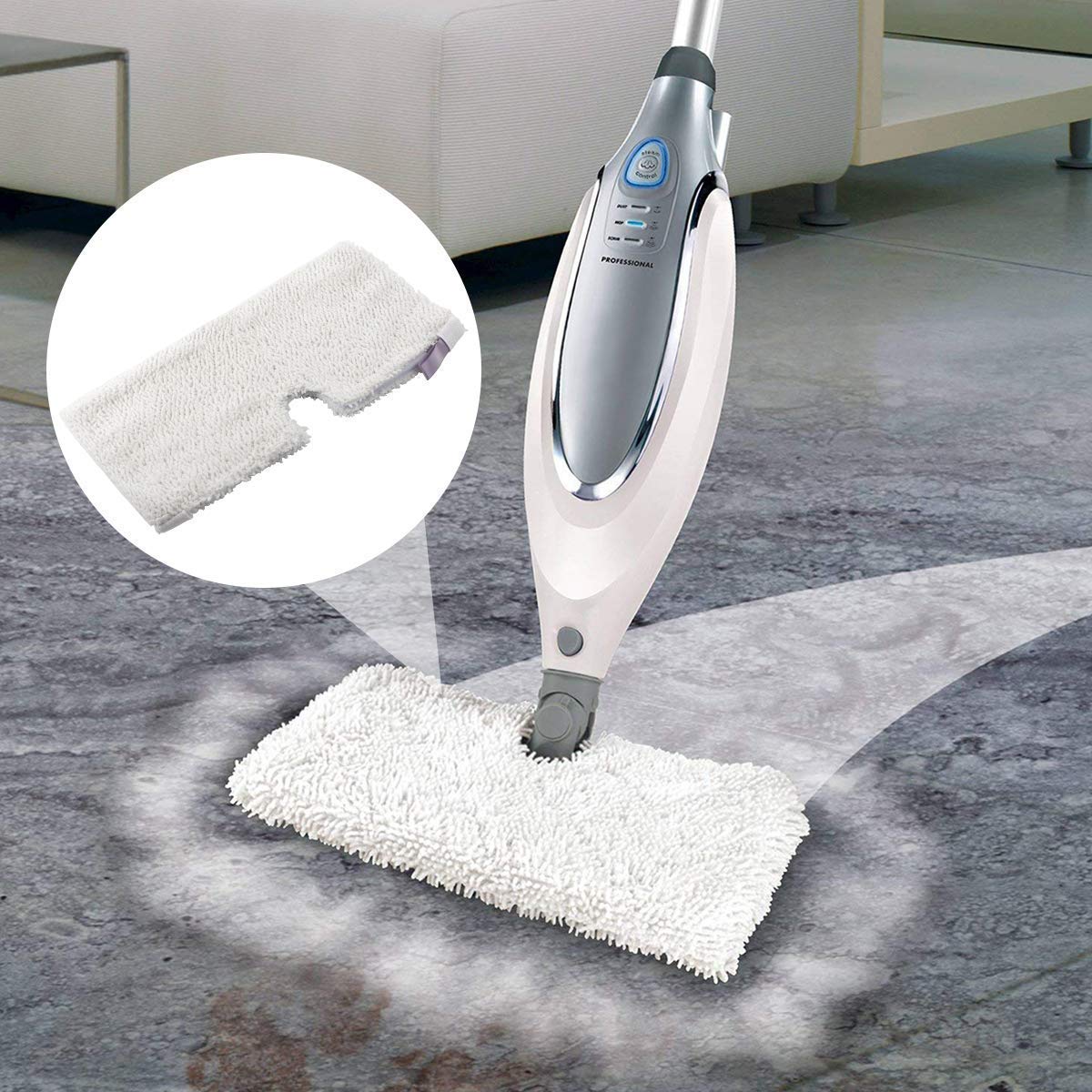 ESO 4 PACK Household Microfiber Replacement Cleaning Pads for Shark