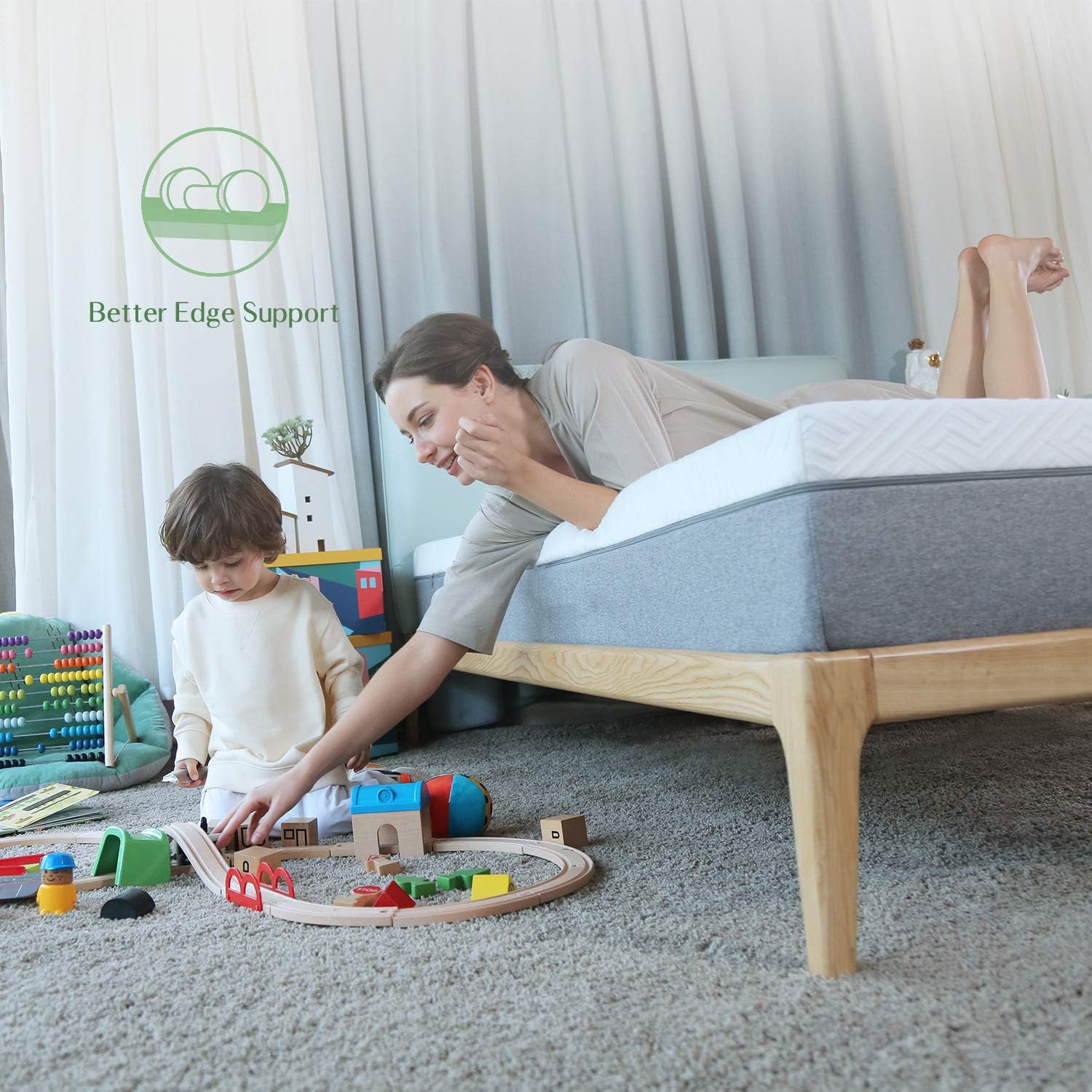 Novilla Full Mattress, 12 inch Gel Memory Foam Full Size Mattress for a Cool Sleep & Pressure Relief, Medium Firm Feel with Motion Isolating, Bliss: Furniture & Decor