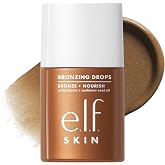 e.l.f. SKIN Bronzing Drops, Copper Gold (Copper Deep Bronze Shimmer) | Liquid Face Tinted Serum with Vitamin E &amp; Sunflower Oil, Shimmer Finish, Vegan &amp; Cruelty-Free, Copper Gold
