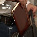 SETTINI Classic Lined Journal Gift Set - Vegan Leather Journal with Pen & Box view 9
