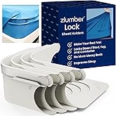 The Original USA Patented ZlumberLock - Secure Sheet Holder with Heavy-Duty Mattress Straps &ndash; No More Loose Bedding, Universal Fit, Easy One-Time Installation