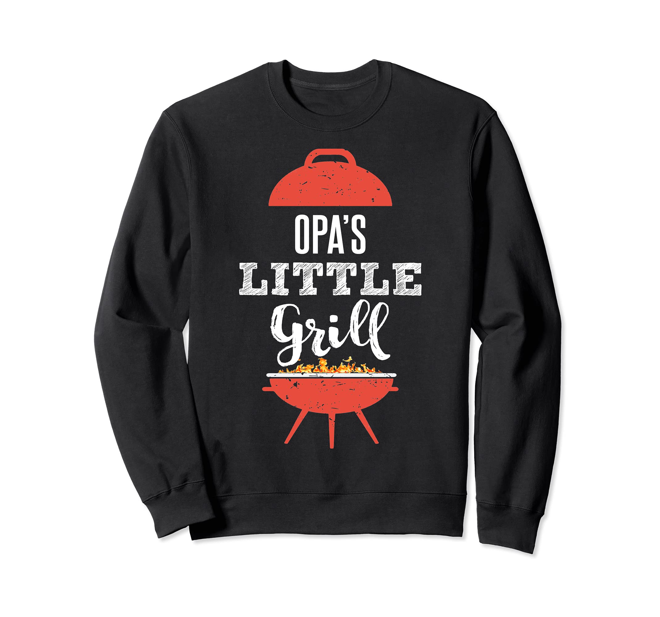 Funny BBQ Grilling Gift Design for Opa's Little Grill Sweatshirt