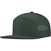 Varpepe Performance Snapback Hats for Men Women,Flat Bill Cap,Golf,Running,Workout