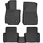 Husky Liners Weatherbeater Floor Mats | Fits 2016 - 2019 Mazda CX-3 | Front & 2nd Row, 3-pc Black - 96701