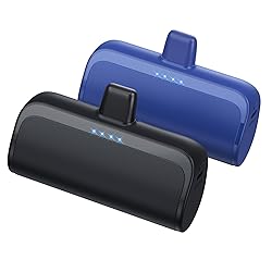 [2 Pack]Mini Portable Charger for iPhone,5200mAh