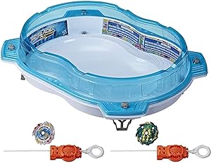 BEYBLADE Burst Rise Hypersphere Vertical Drop Battle Set -- Complete Set with Beystadium, 2 Battling Top Toys & 2 Launchers, Ages 8 & Up