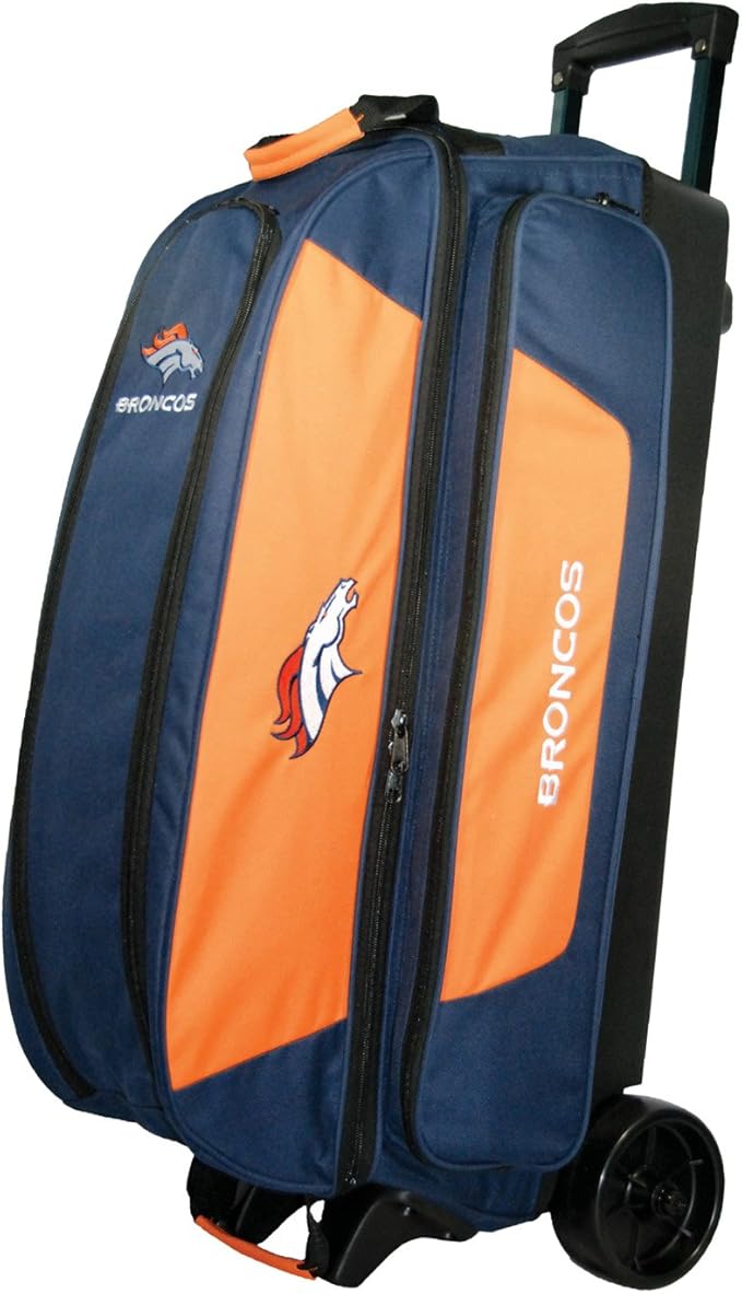 KR Strikeforce Denver Broncos Triple Roller Bowling Bag