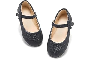 Kolan Toddler Little Girls Mary Jane Ballet Flat Dress Shoes