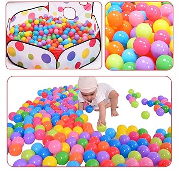 Suyi 200 Pièces Balles Colorées Plastique De Piscine Pour Enfants Et