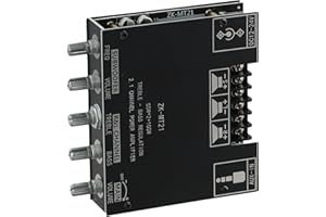 PETiB ZK-MT21 5.0 Audio Amplifier Board 2.1 Channel Module 50Wx2+100W Power AUX Input DIY Stereo System with Protection Circu