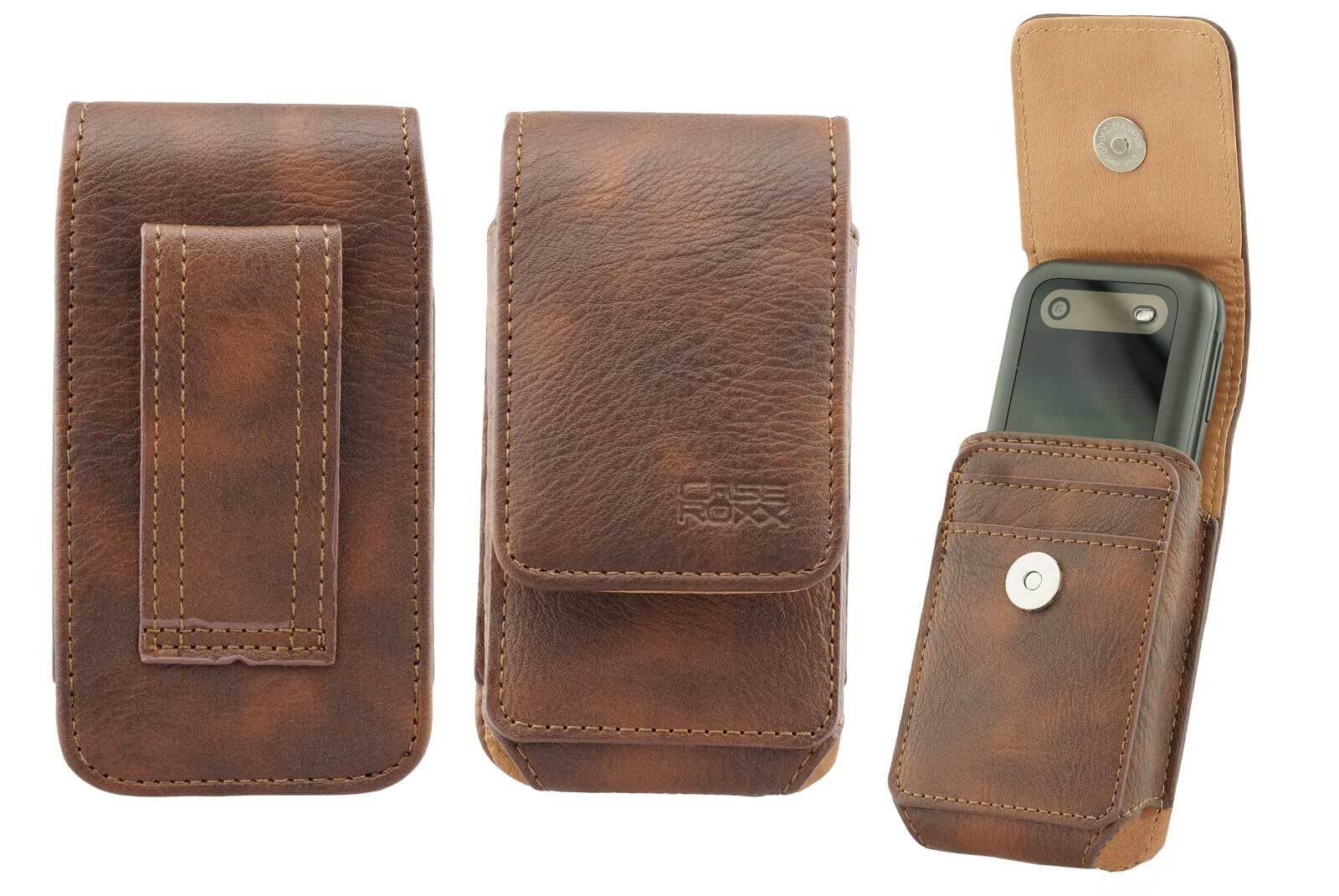 caseroxx Outdoor Case with Belt Loop for Nokia 2660 Flip, Durable Storage for Hiking, Camping & Travel, Universal Use