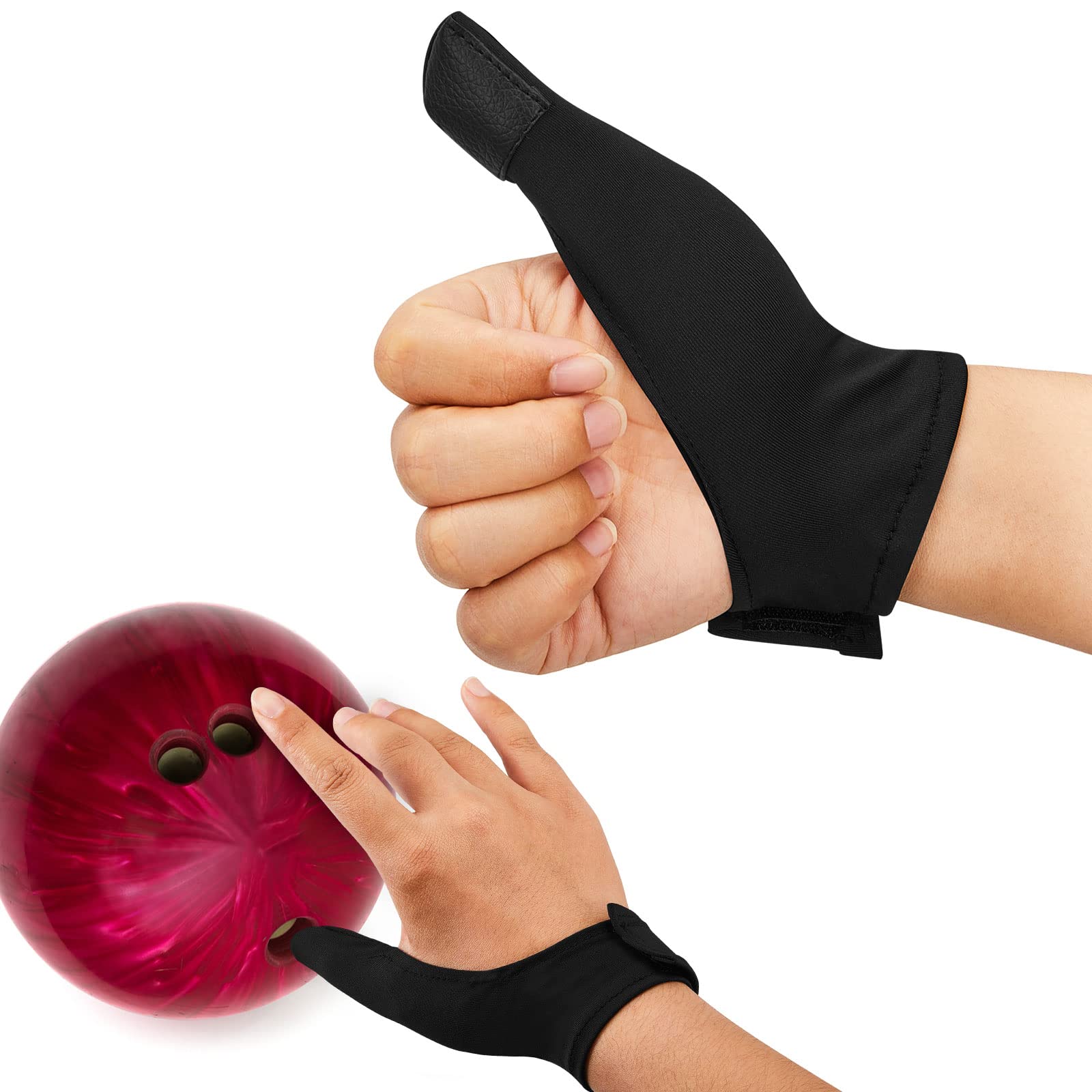 Photo 1 of Charniol Bowling Thumb Saver Protector - 2 Pcs Guard Sock, Compact and Lightweight Gloves for Ball, Men Women Right Hand