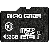 Micro Center 32GB Class 10 Micro SDHC Flash Memory Card with Adapter for Mobile Device Storage Phone, Tablet, Drone & Full HD