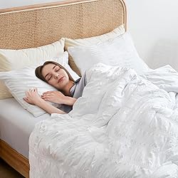 PHF Soft Seersucker Comforter Set Queen Size, 3