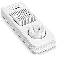 Gourmia GCU9265 Egg Slicer & Wedger Features Stainless Steel Blades