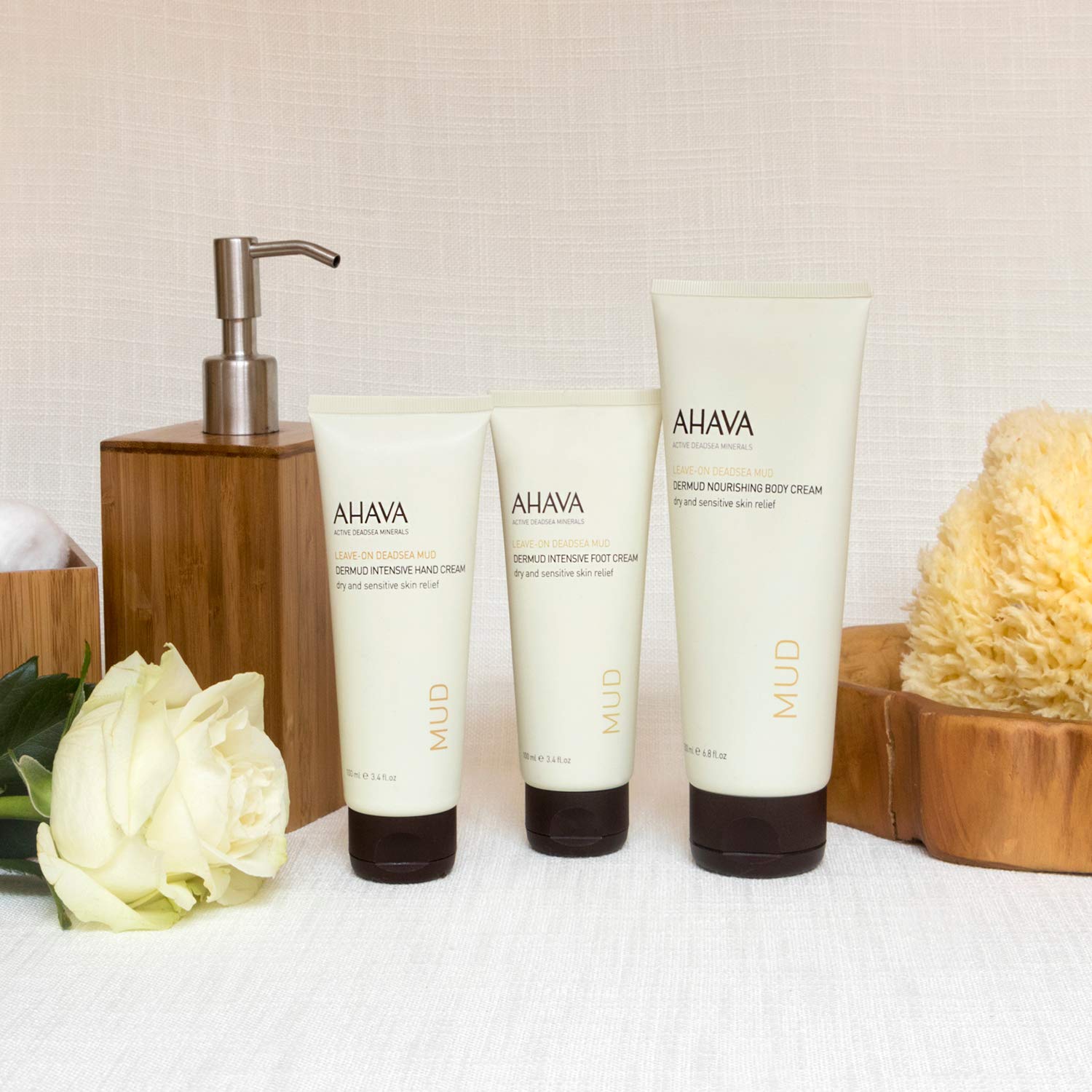 AHAVA Dermud Intensive Foot Cream, 3.4 Fl Oz: Premium Beauty