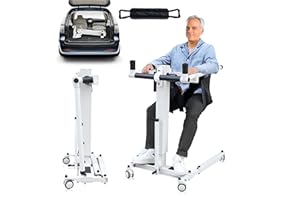 HNZXIB Electric Patient Transfer Lift Chair,Wheelchair to Car Transfer Devices， Patient Lift Transfer Chair Electric Patient Lift Portable Patient Lift Transfer Chairs for Seniors Wheelchair Lifts