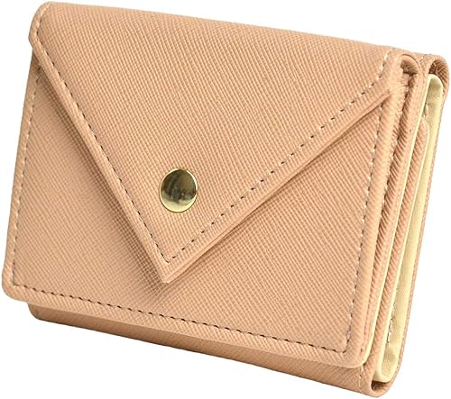 Amazon ヴィヴィラウンジ ミニ財布 小さい 財布 ミニウォレット コンパクト バイカラー 三つ折り フェイク レザー レディース ベージュ 財布