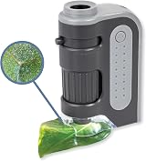 Carson MicroBrite Plus 60x-120x LED Pocket Microscope Grey view 1