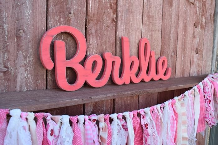 Amazon Com Baby Name Wooden Sign Nursery Decor Baby Name Signs