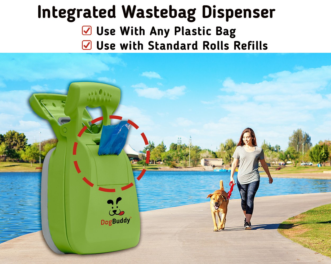 DogBuddy New Pooper Scooper Small, Medium or Large Dog Pooper Scooper