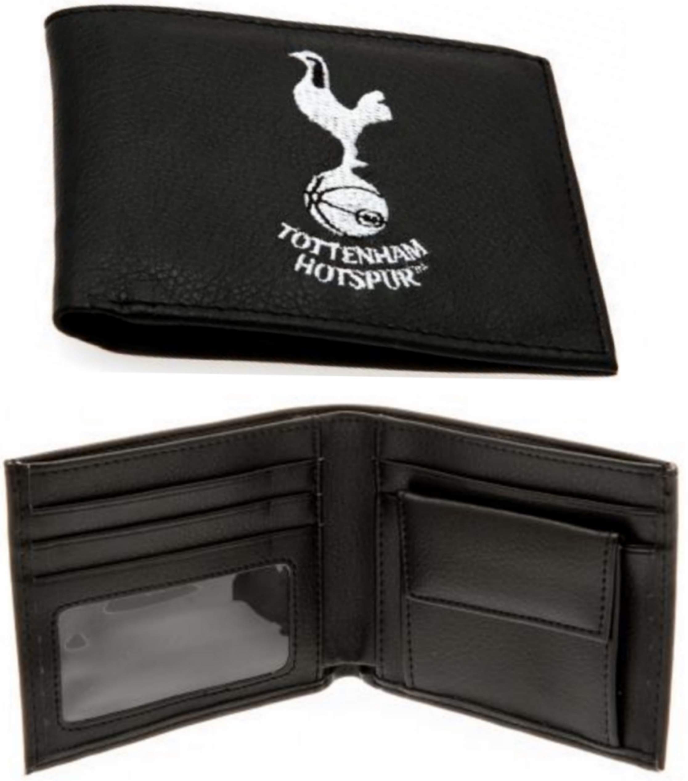Tottenham Crest Embroidered PU Leather Wallet - Multi-Colour