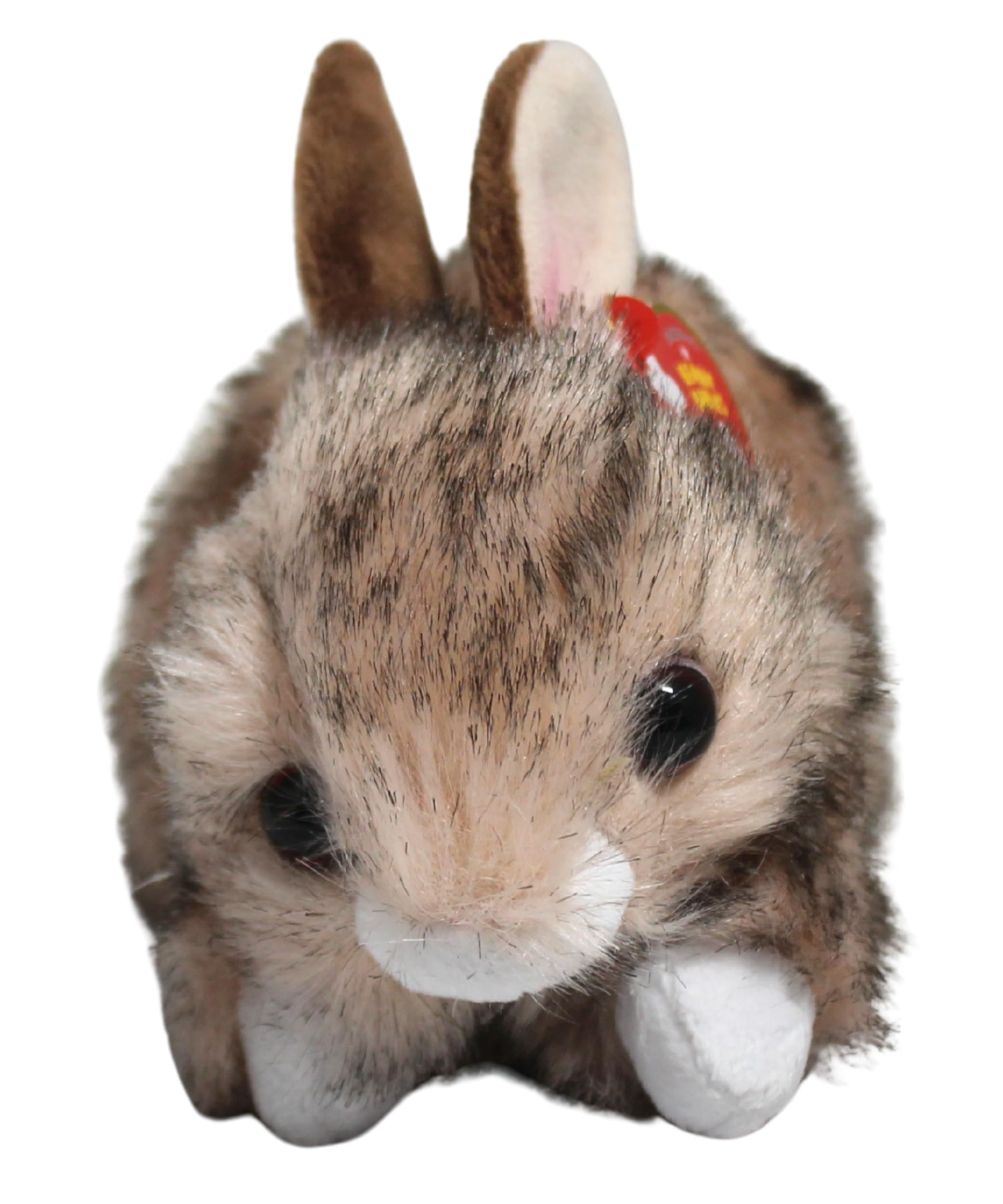 TY 42115 Buster Brown Bunny Beanie Boos Rabbit Plush Toy, Brown