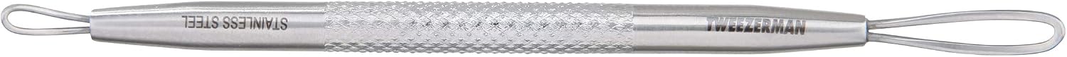 Tweezerman Stainless Steel No-Slip Skin Care Tool, Silver