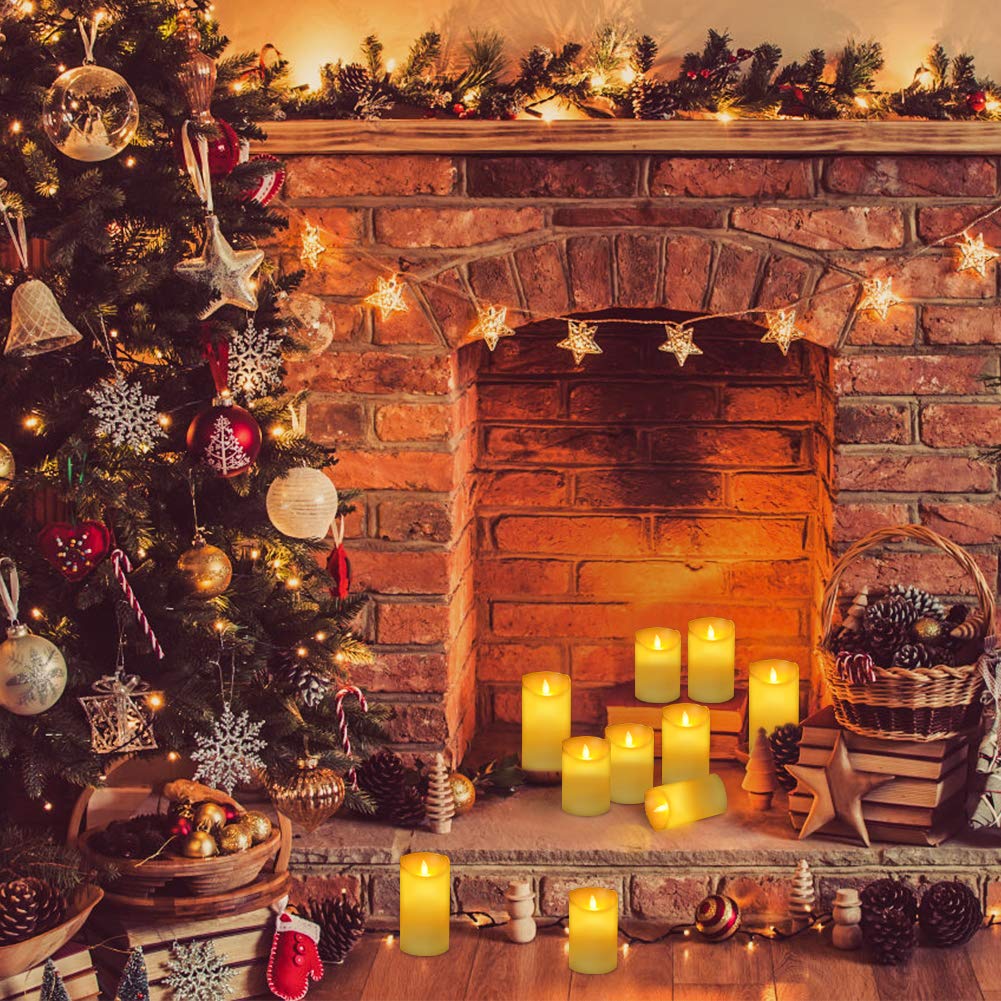 Everlasting Flickering Flameless Candles, 3\