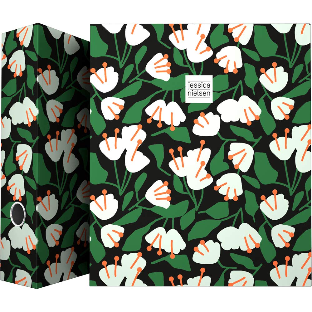 Grafoplás 88171955 Jessica Nielsen Collection 4-Ring Binder 40 mm, Model Bells, A4