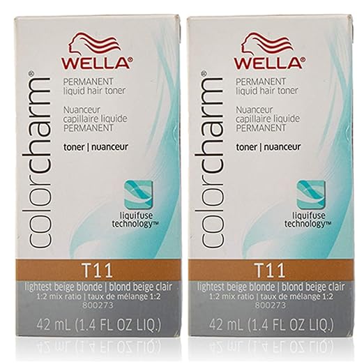 Amazon Com Wella Color Charm Hair Toner T11 Lightest Beige