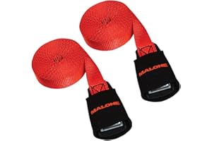 Malone 12 Feet Canoe and Kayak Cam Buckle Load Straps, 2 Pack