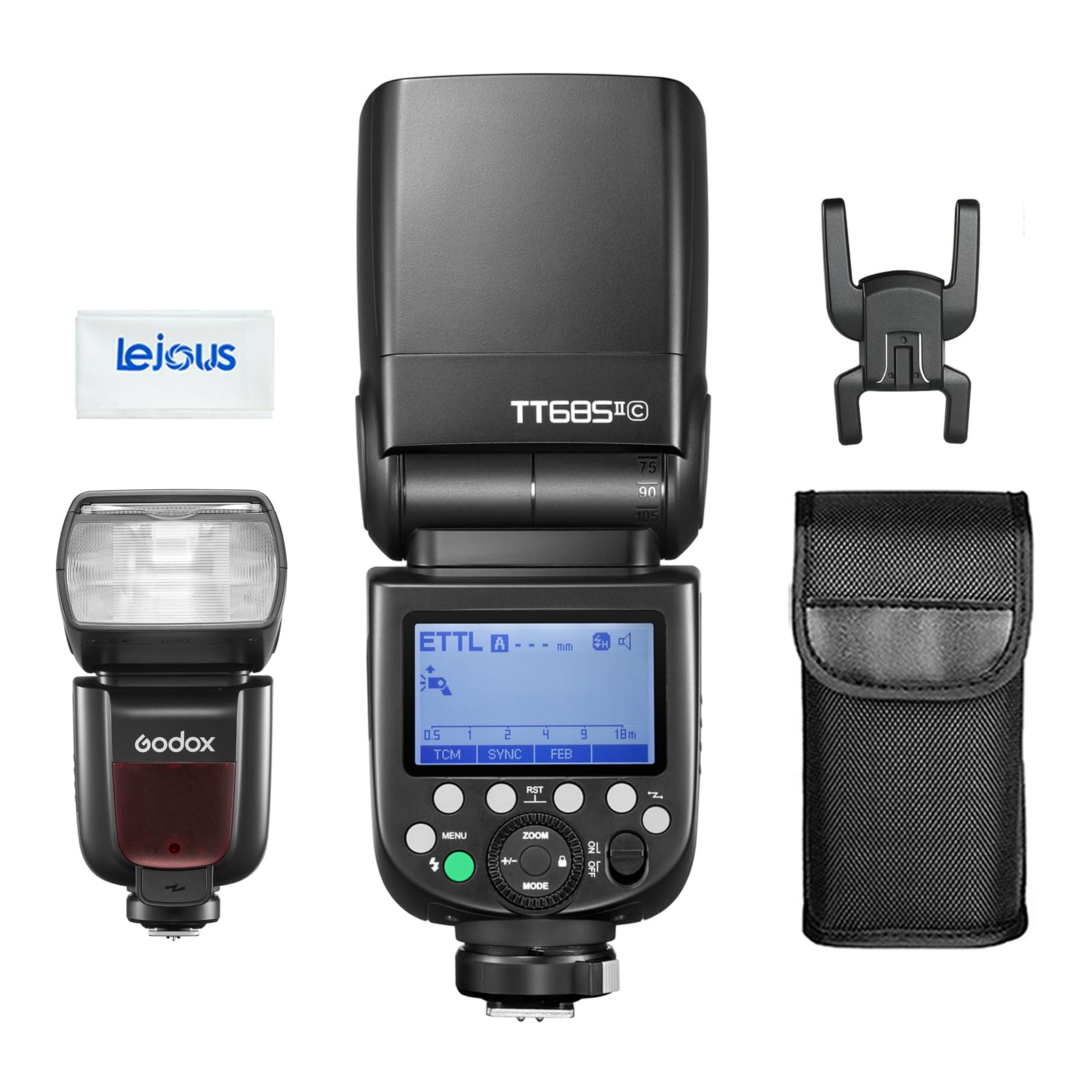 Godox TT685II-C TTL Camera Flash Speedlite for Canon, 2.4G 1/8000S HSS Speedlight GN60 Compatible with Canon EOS R5 R6 RP T6I T7 90D 250D 6D Mark II 5D Mark III