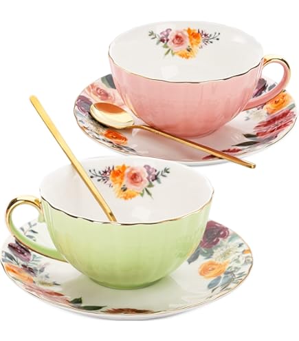 Tasse à Thé Et Soucoupe En Porcelaine Véritable Colclough
