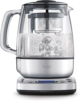 Sage Btm800Uk The Tea Maker with Motorised Tea Basket - Silver