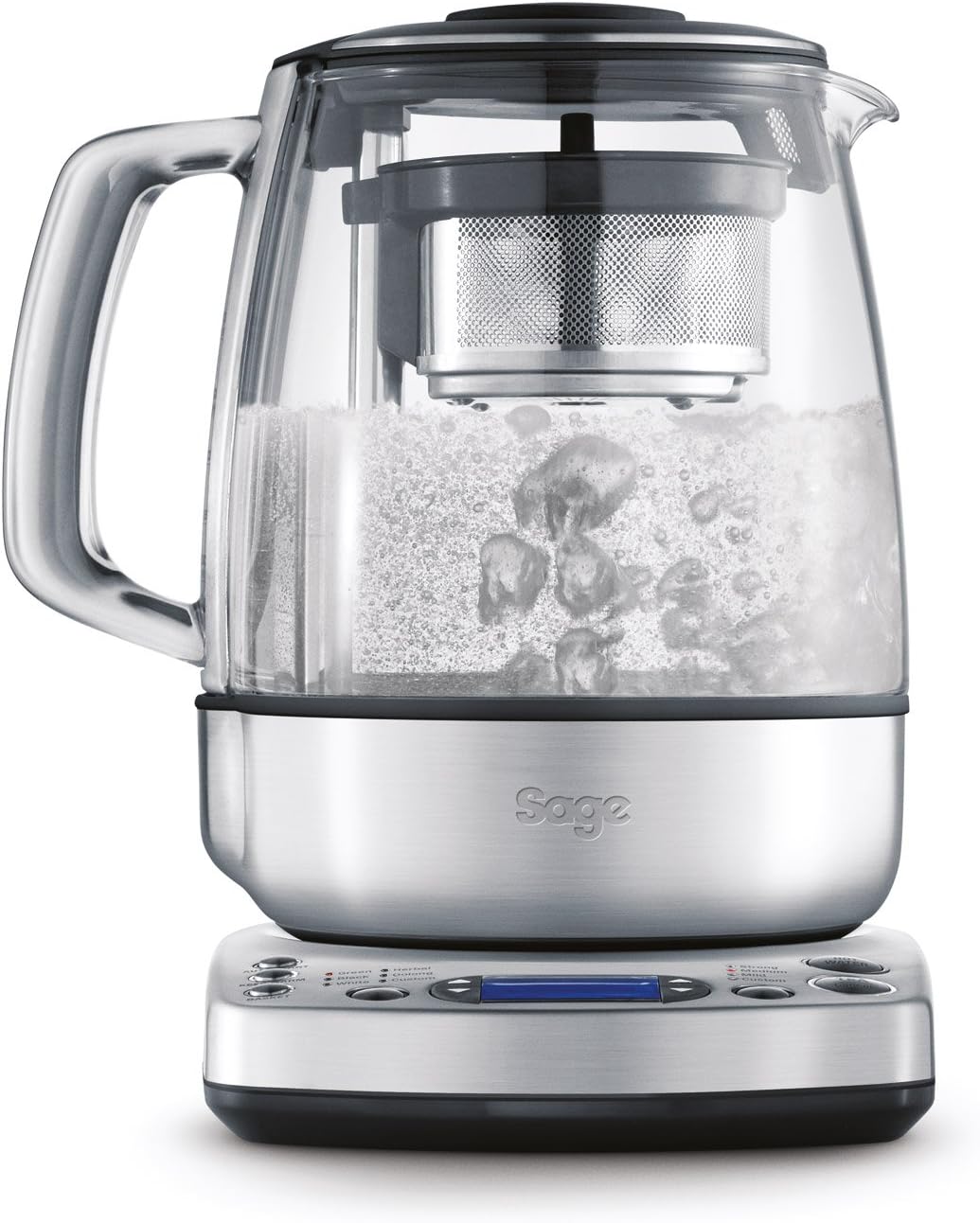Sage Btm800Uk The Tea Maker with Motorised Tea Basket - Silver