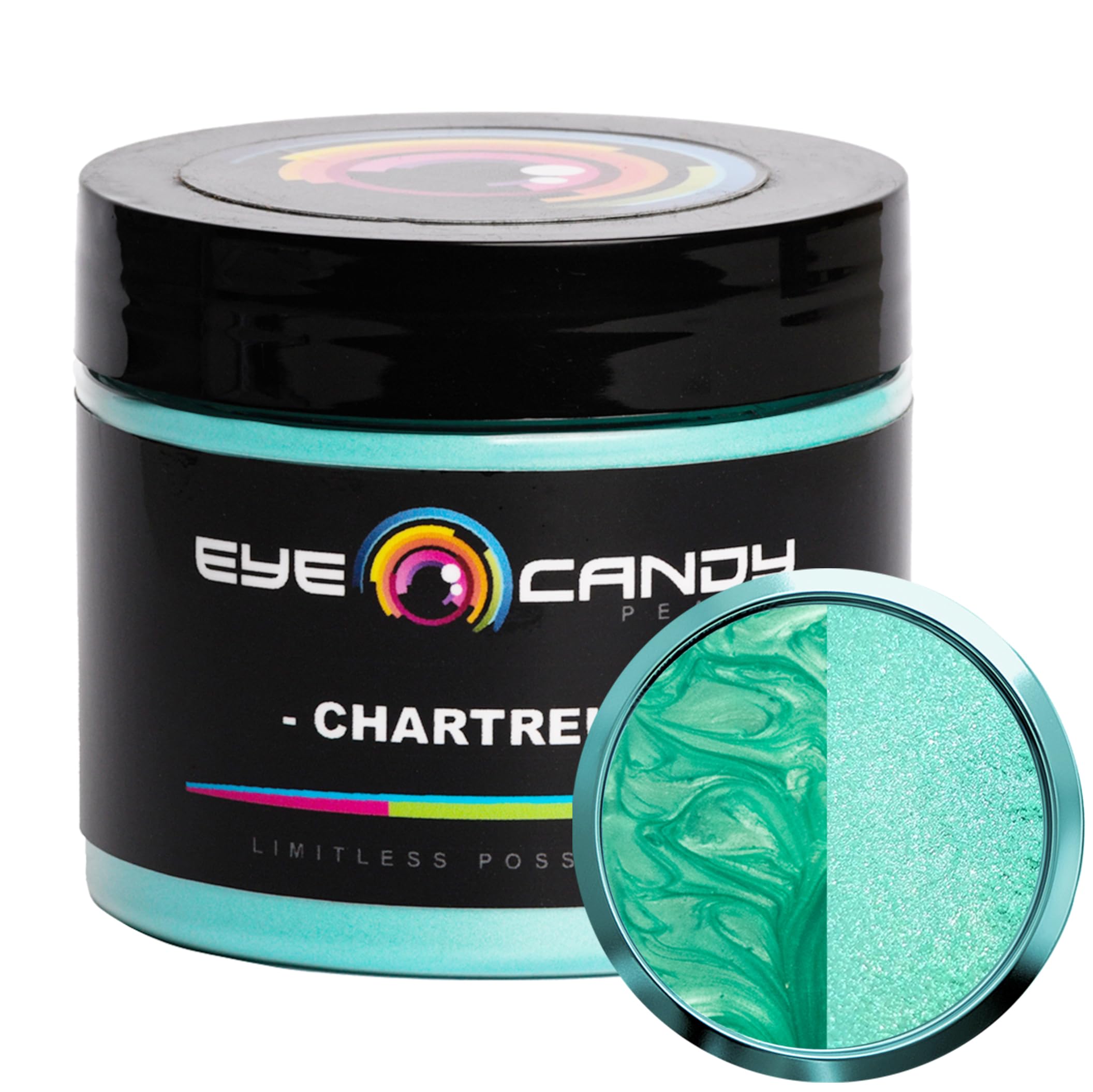 Premium Green Mica Powder Pigments | Multipurpose DIY Arts and Crafts Additive | Acrylic, Woodworking, Bath Bombs, Resin, Epoxy, Soap, Fishing Lures (Chartreuse)