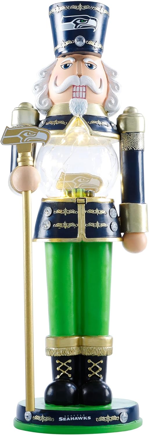 Nutcrackers - FOCO NFL Unisex-Adult NFL Team Logo Holiday 20