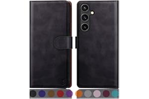 SUANPOT Compatible with Samsung Galaxy S25 FE 5G Wallet case with RFID Blocking Credit Card Holder,Flip Book PU Leather Prote