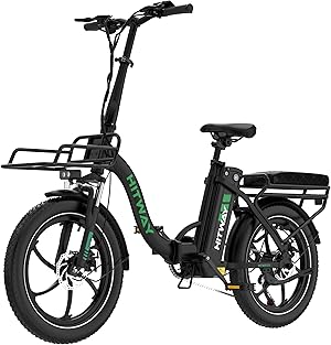 HITWAY E Bike, Ebike mit 250W Motor, Elektrofahrrad 20 Zoll, E-Bike mit 70-150km Reichweite, 7-Gang, APP-Steuerung, faltbar, IP54 wasserdicht, Pedelec