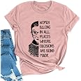 YourTops Women's Boho Mandala Graphic T-Shirt – Cotton Blend Tee For Casual Wear