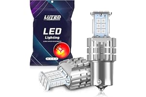LUYED 1156 LED Bulbs Reverse Light, BA15S 1003 1156A 1141 7506 LED Bulbs Brilliant Red, Super Bright Replacement for Back Up 