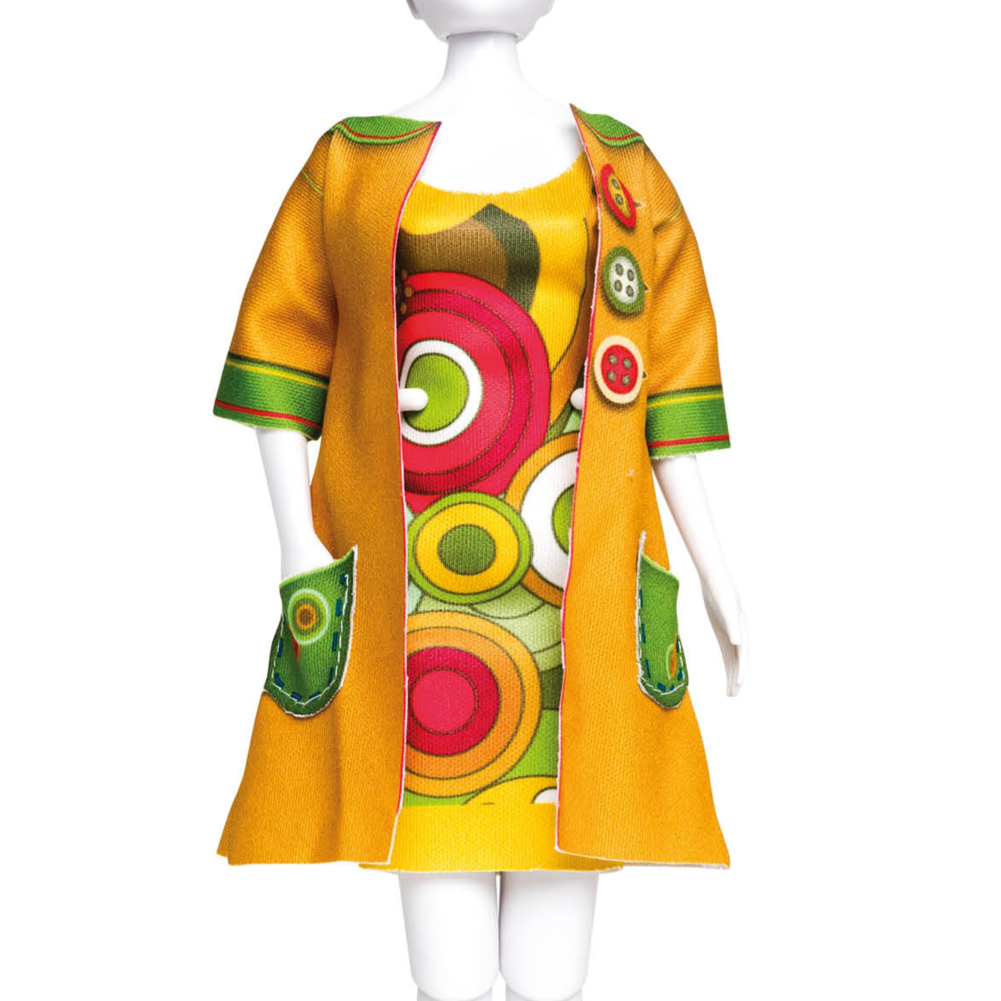 Vervaco Dress Your Doll, Synthetic Fiber, Multi-Colour, 31 x 24 x 1 cm