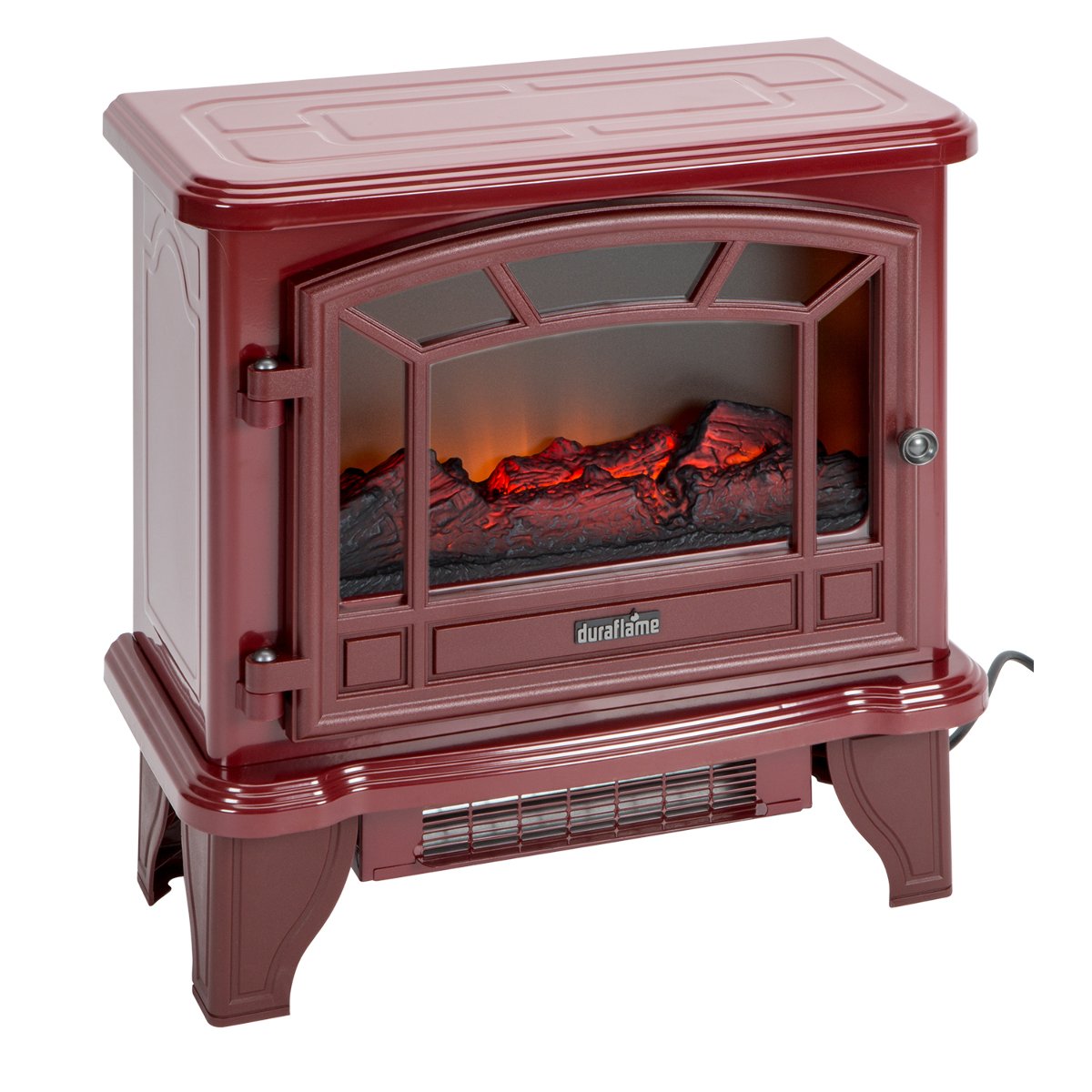 Duraflame DFI55022 Infrared Electric Stove Heater, Red 5,200 BTUs