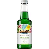 Amazon.com: Hawaiian Shaved Ice Sour Green Apple Syrup - Nut Soy