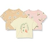 Amazon Essentials Girls and Toddlers' Short Sleeve T-Shirts