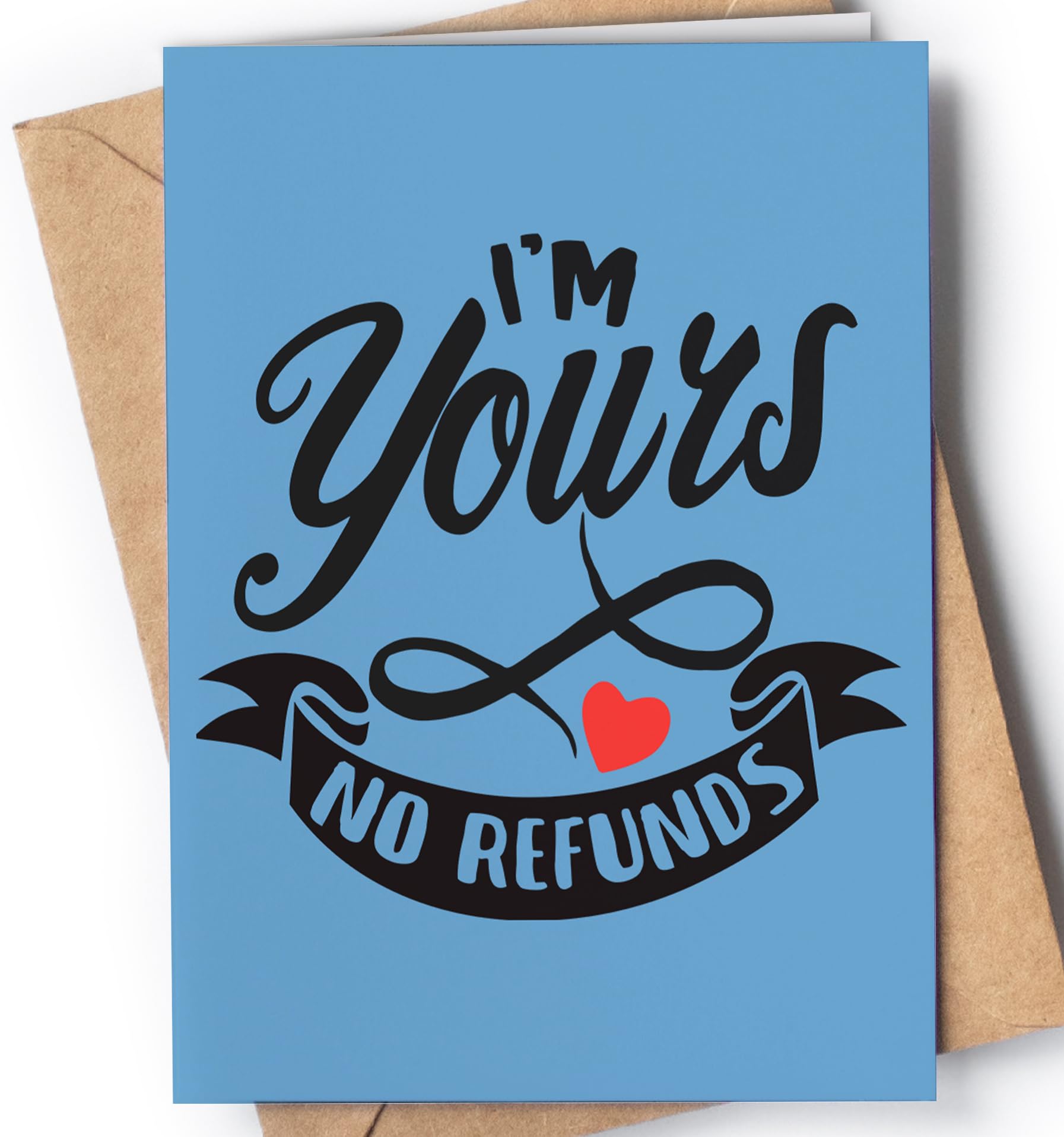 Funny Anniversary Card - Birthday Cards for Husband, Wedding Anniversary Card for Wife - Birthday Cards for Women, Valentine’s Day Cards for Men, Anniversary Cards for Him, Happy Birthday Card for Her