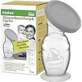 Haakaa Manual Breast Pump with Base 4 Fl Oz/100ml+Lid