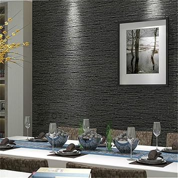 Wpchouwandbild Rollenpapier Wandfarbe Beige Grau Schwarz Kaffee Stroh Design Klassische Glatte Einfache Stil Geeignet Fur Home Office 200 140 Cm Amazon De Kuche Haushalt