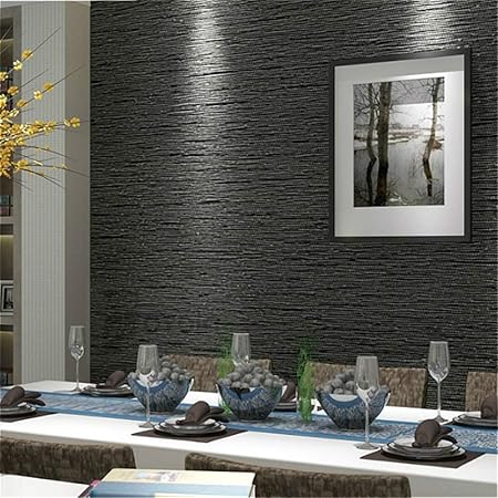 Wpchouwandbild Rollenpapier Wandfarbe Beige Grau Schwarz Kaffee Stroh Design Klassische Glatte Einfache Stil Geeignet Fur Home Office 200 140 Cm Amazon De Kuche Haushalt